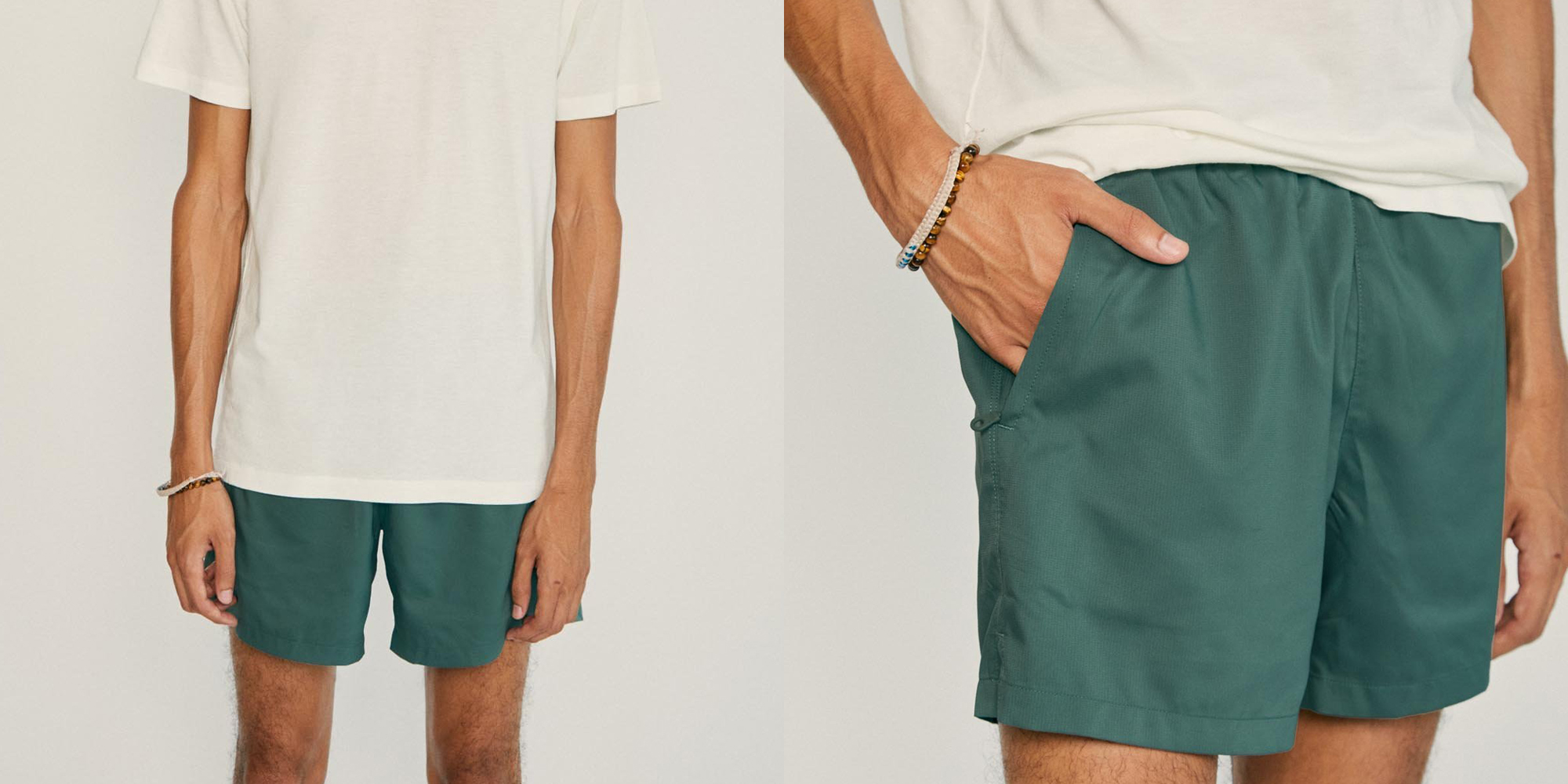 Man in sustainable menswear by Girlfriend Collective