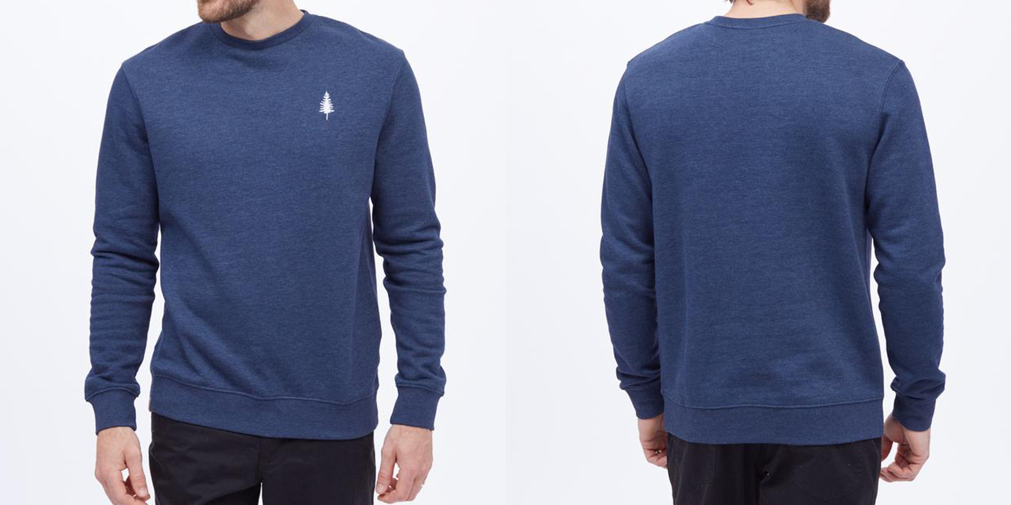 Man in tentree ethical men's sweater