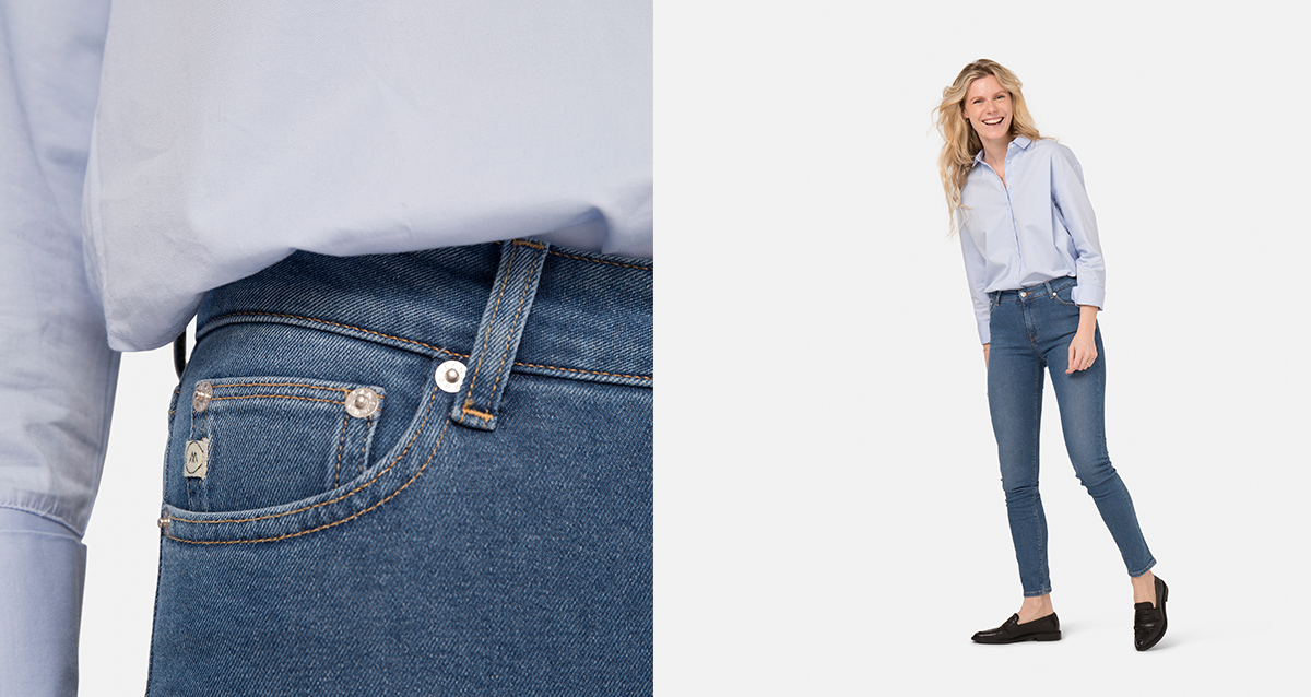 sustainable denim jeans by brand MUD Jeans