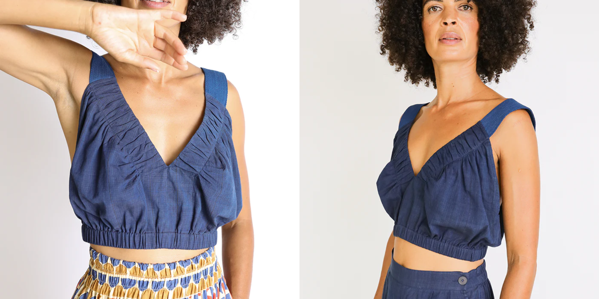 Someone in crop top by Seek Collective.