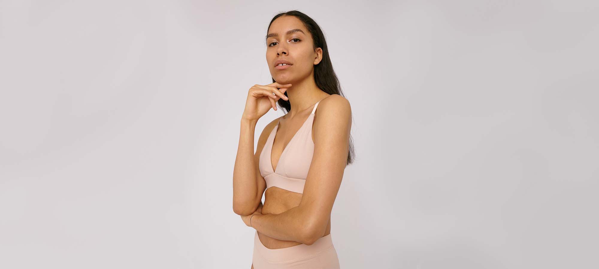 organic basic bra by sustainable brand Organic Basics