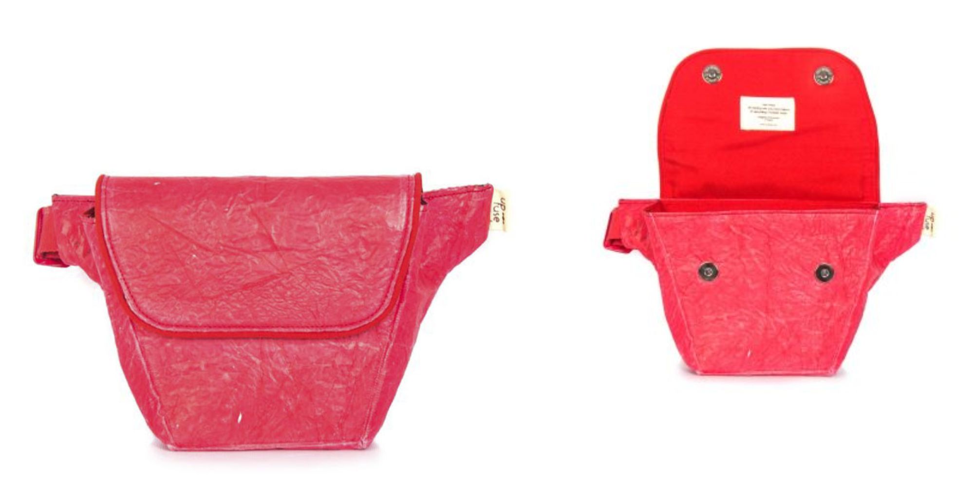 front and open view of fanny pack by Up-fuse