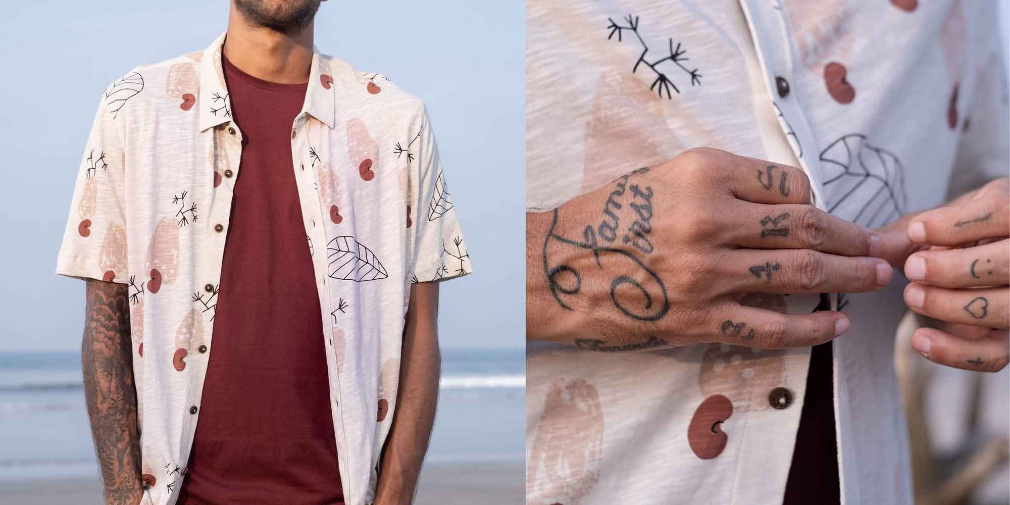 pattern mens shirt by no nasties