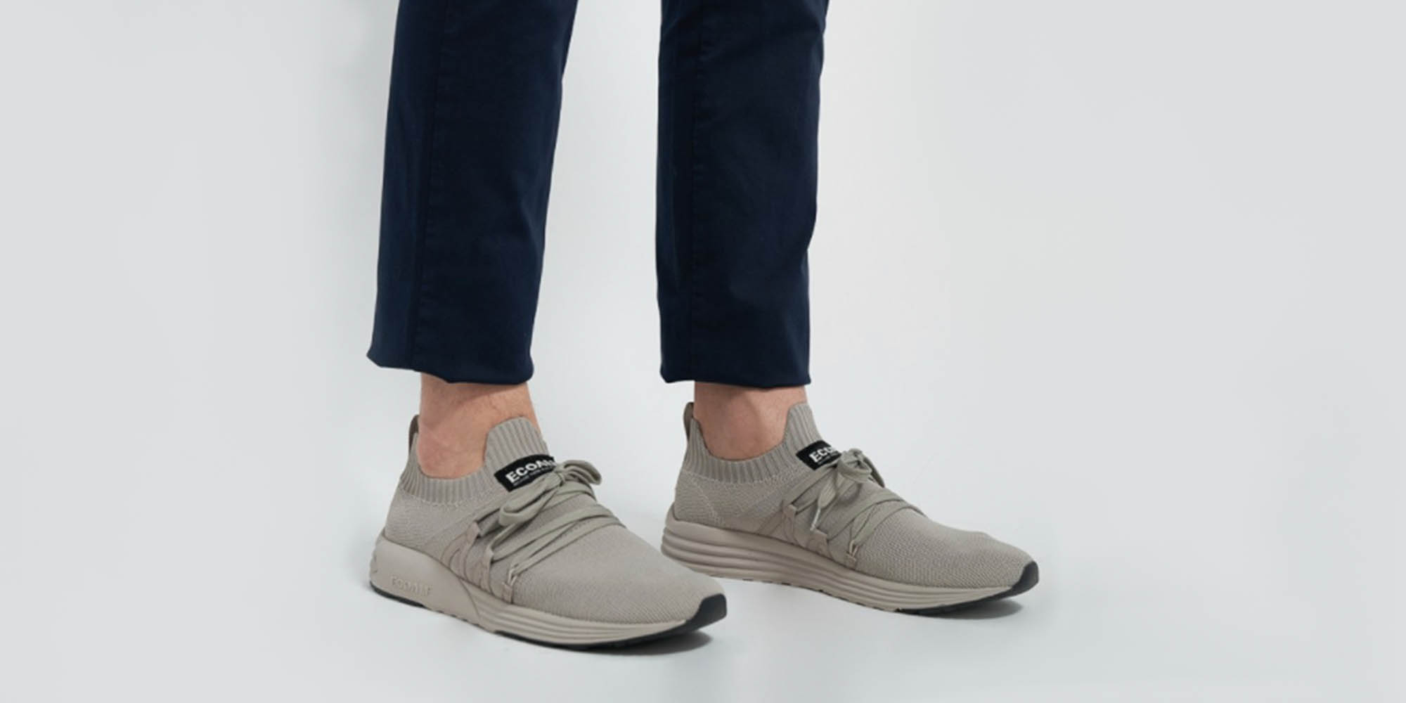grey sustainable ecoalf sneakers