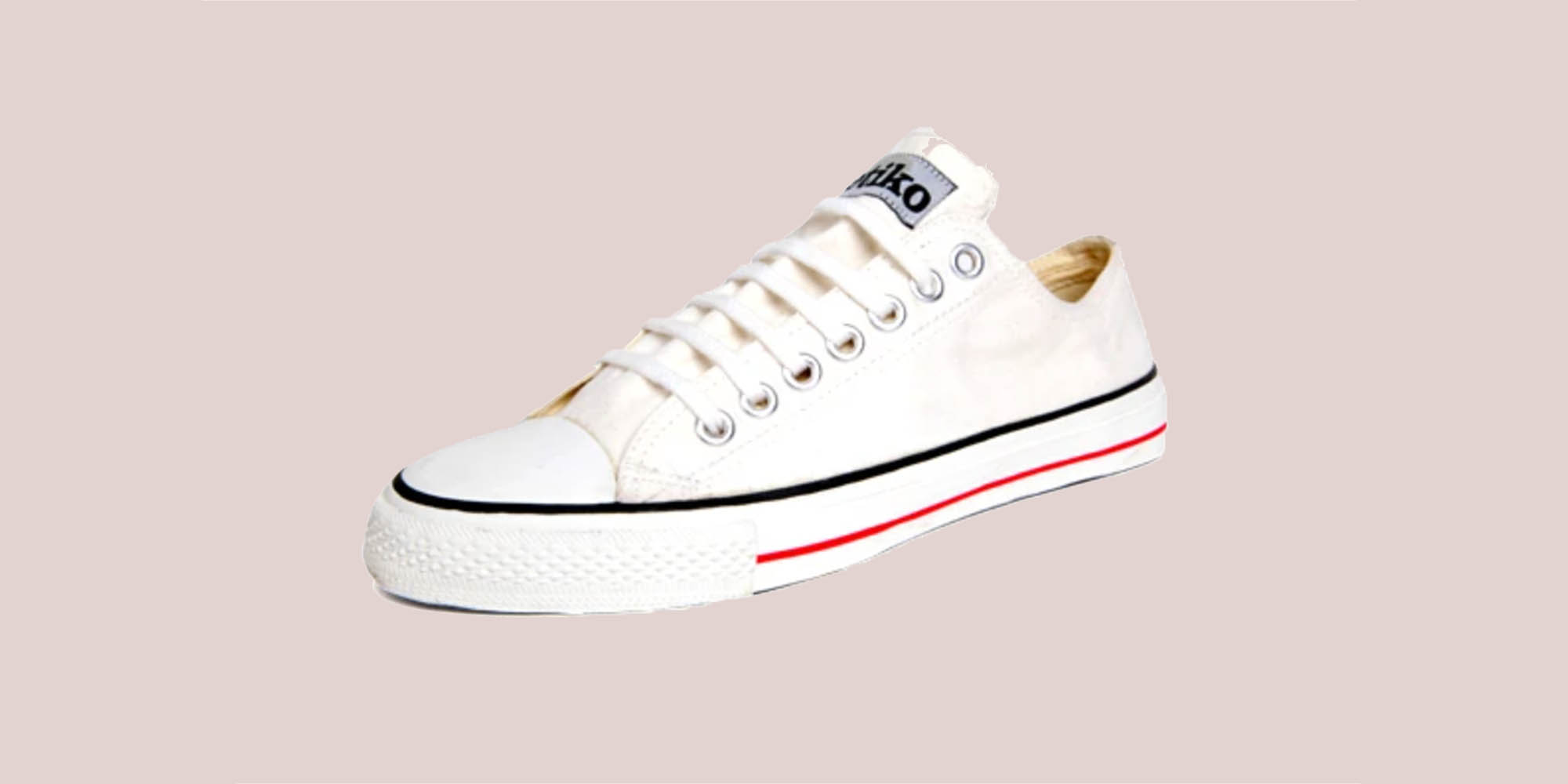 white low cut etiko sneakers