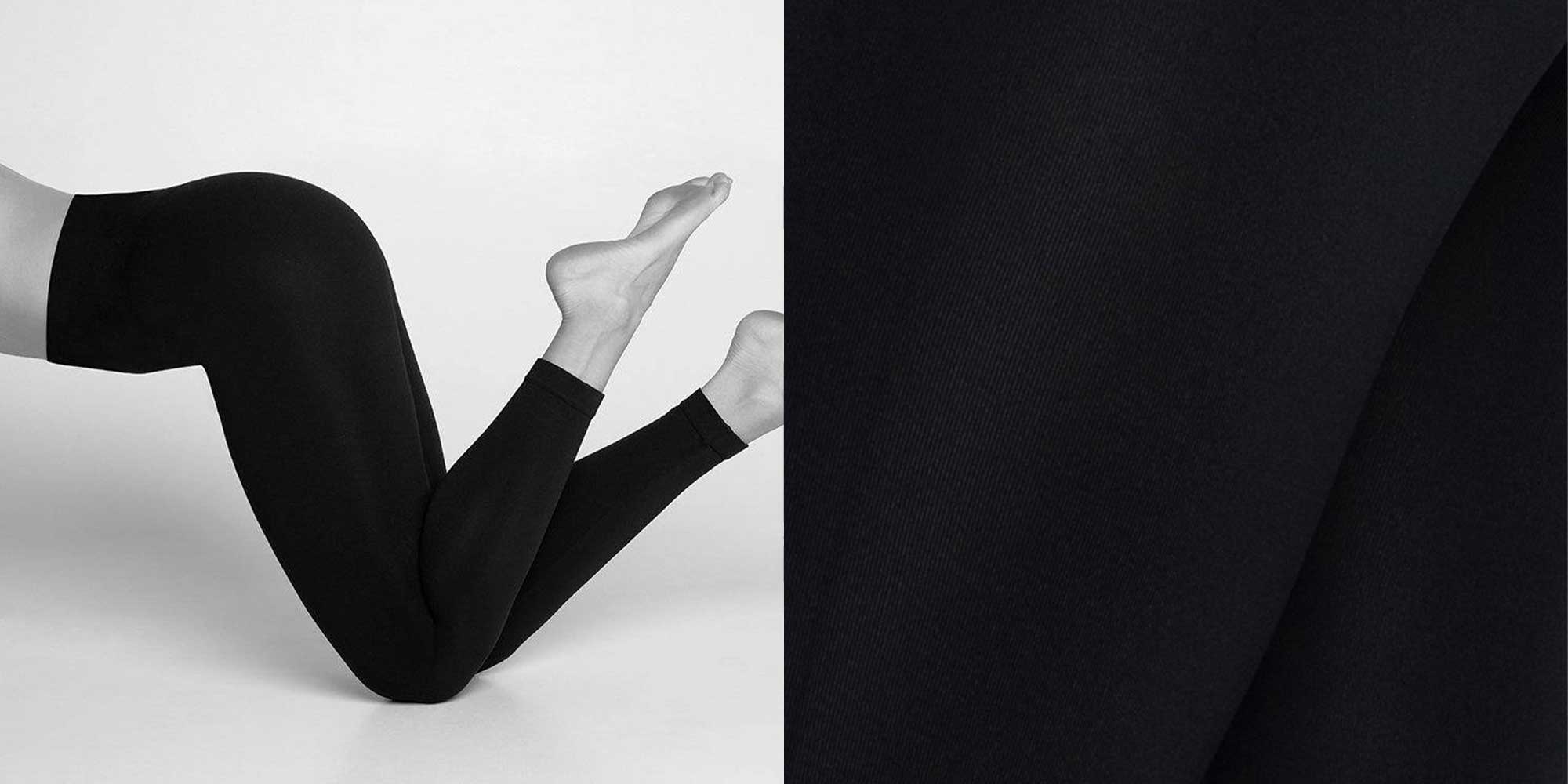 black ethical leggings by swedish stockings