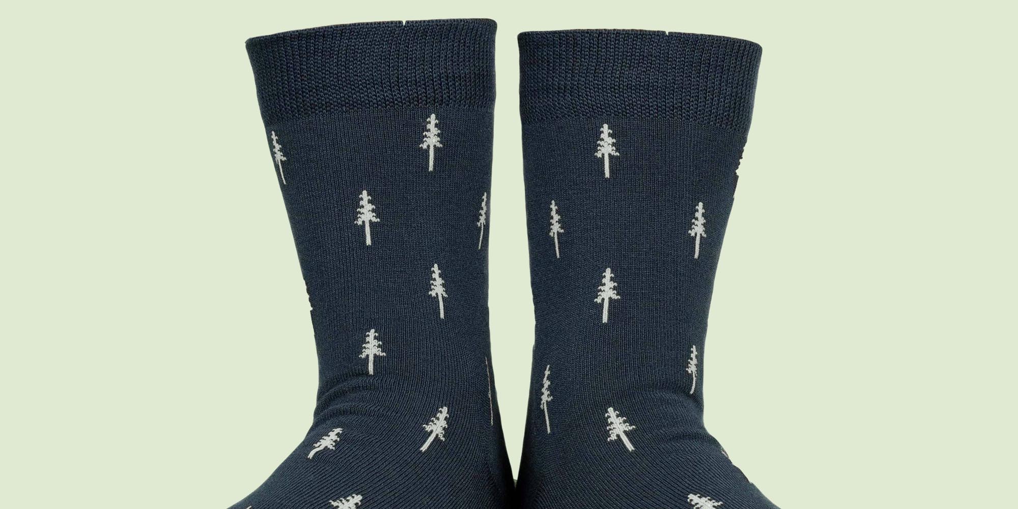 Sustainable socks in navy