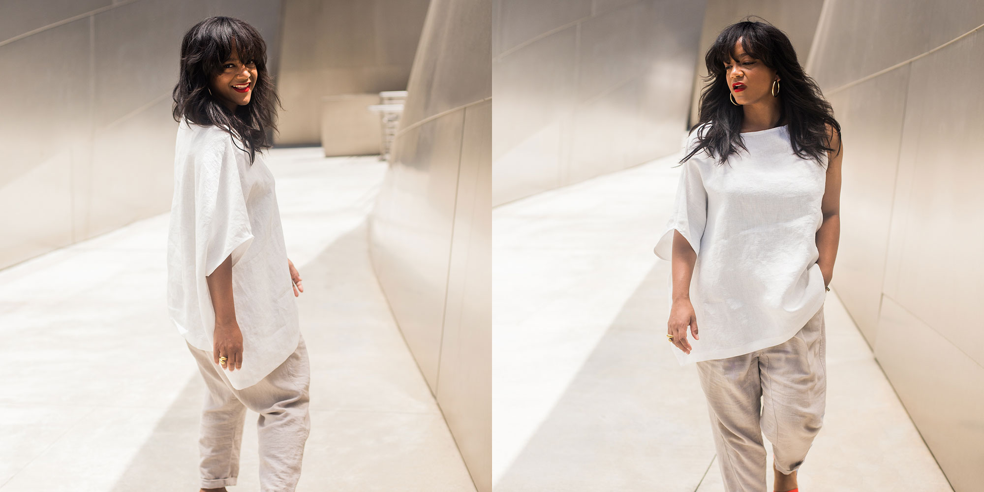 ethical basic white shirt by Tiny Closet