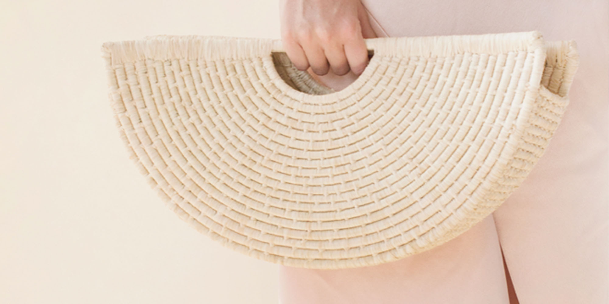 Ethical straw handbag by Indego Africa