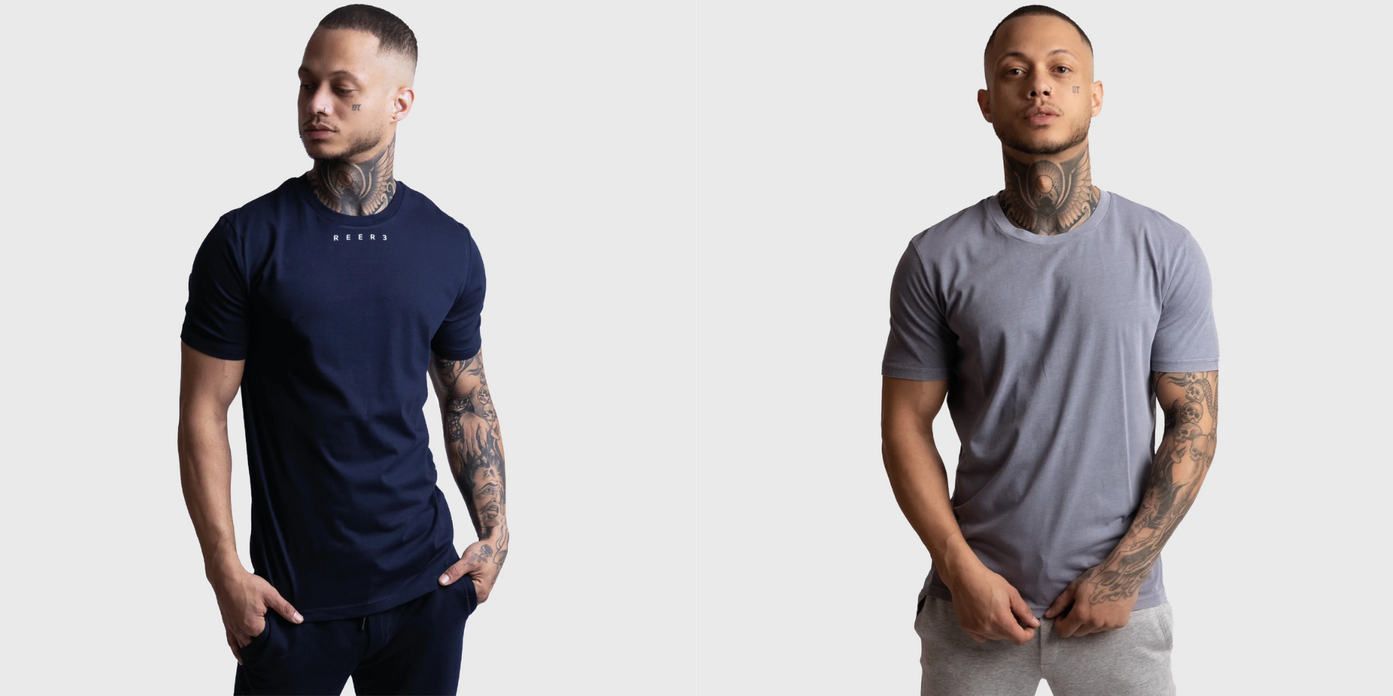 two images of person in tshirts by reer3