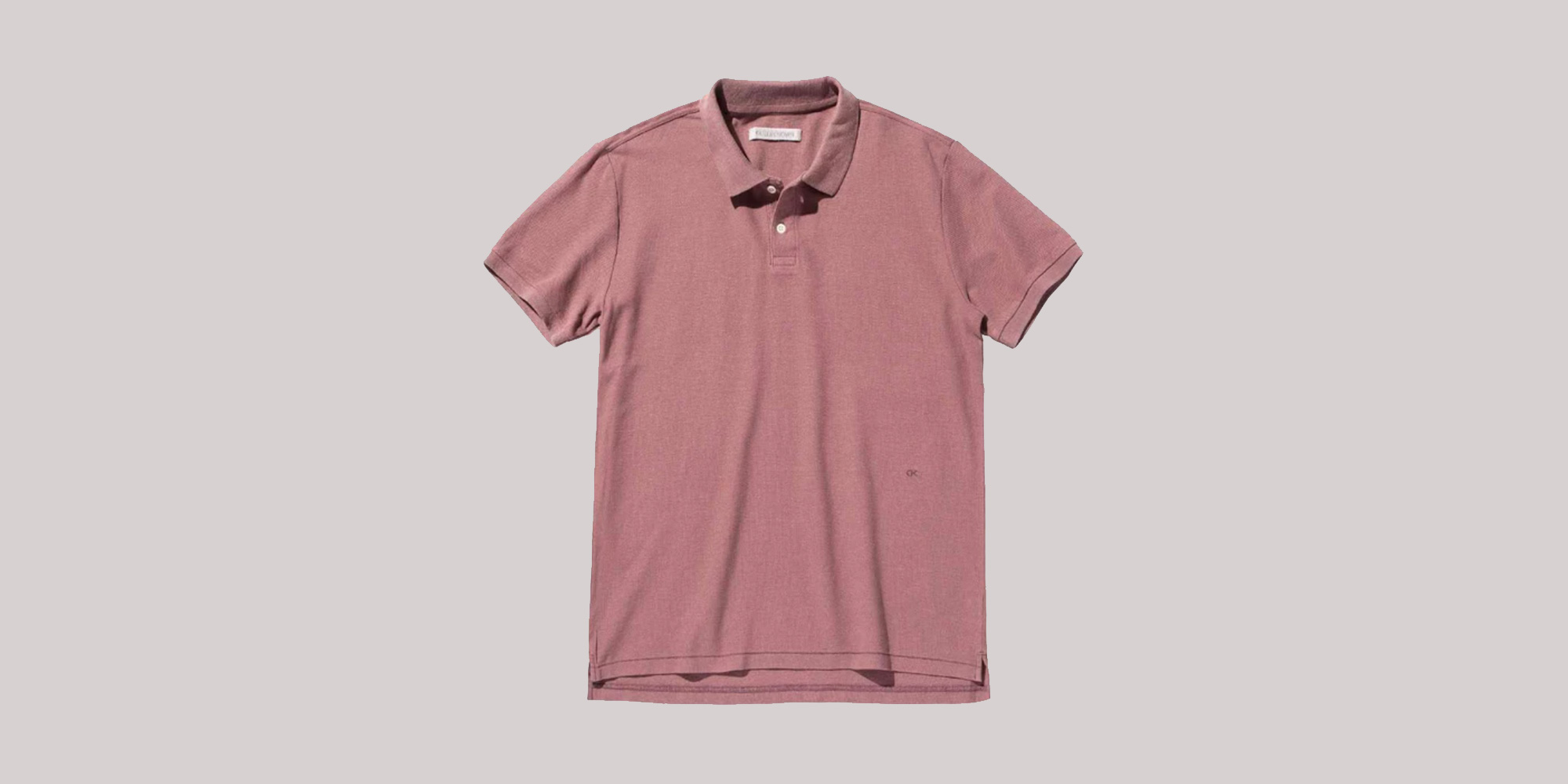 pink sustainable polo shirt by Outerknown