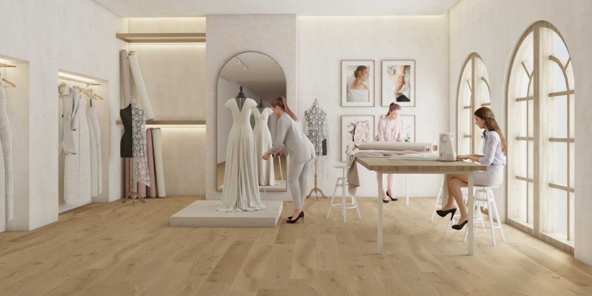 custom sustainable design studio, Dressarte Paris.