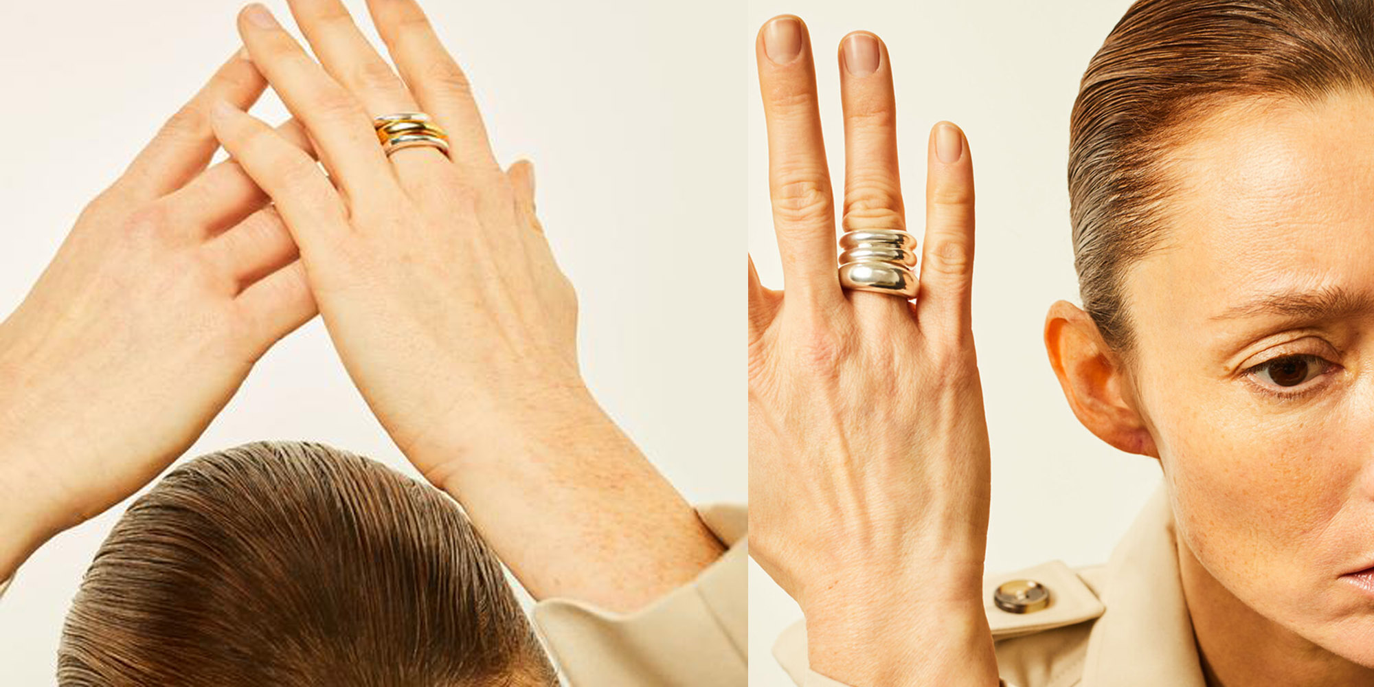 Ethical gold rings by AGMES