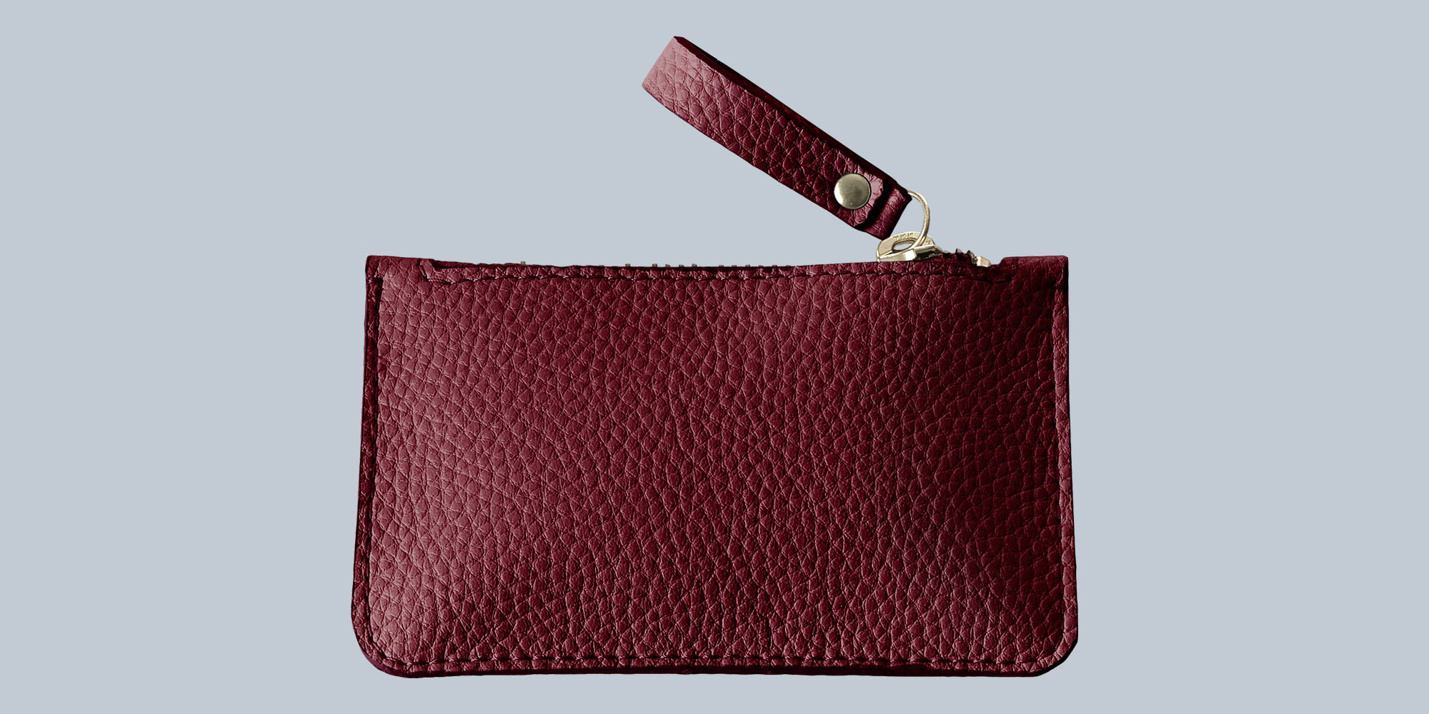 Rust colored sustainable wallet by BEEN London