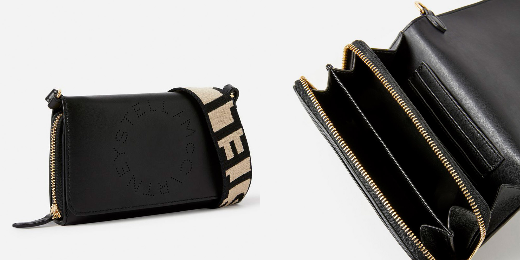 Stella McCartney ethical black wallet purse