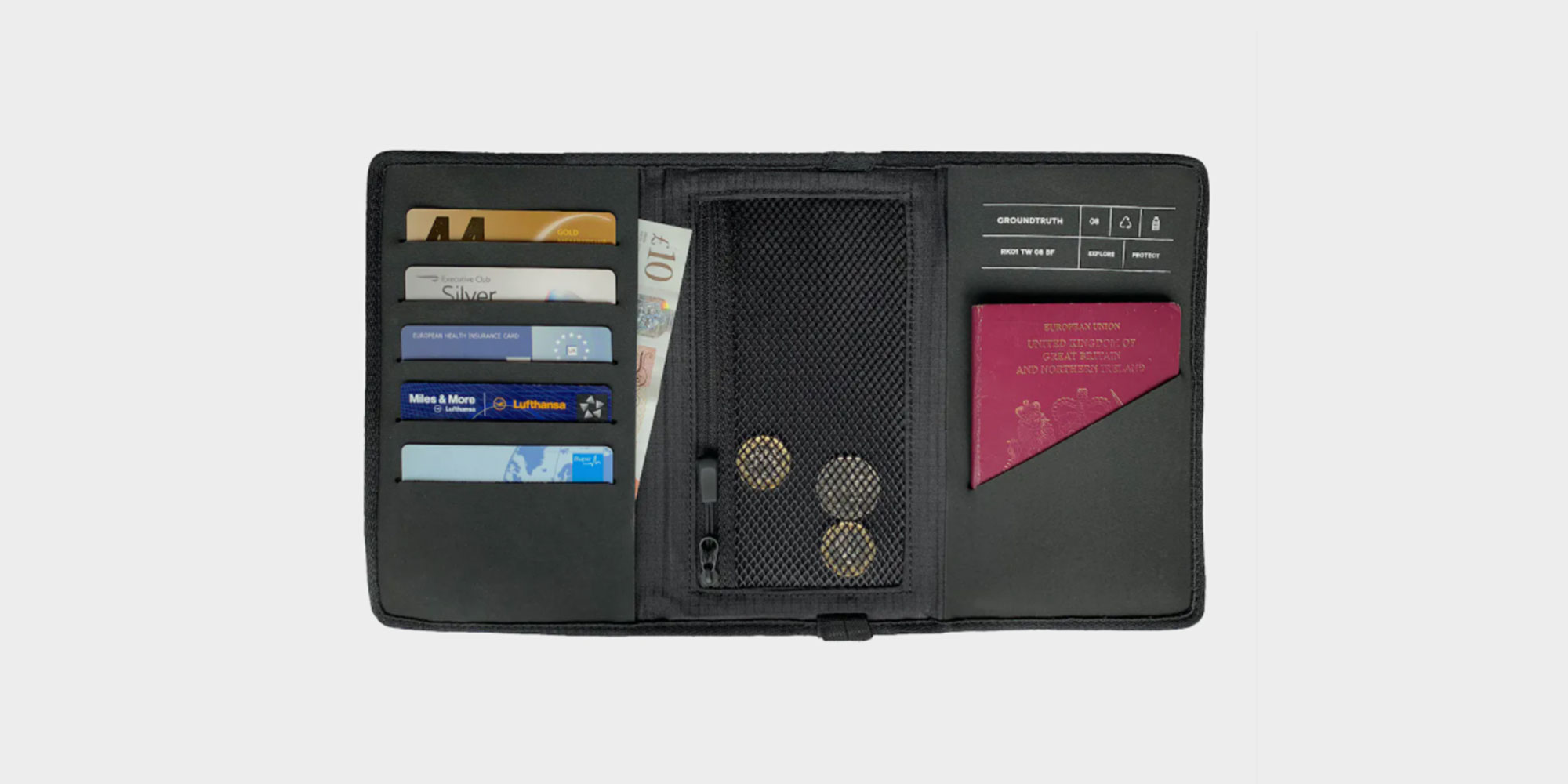 grey wallet by groundtruth