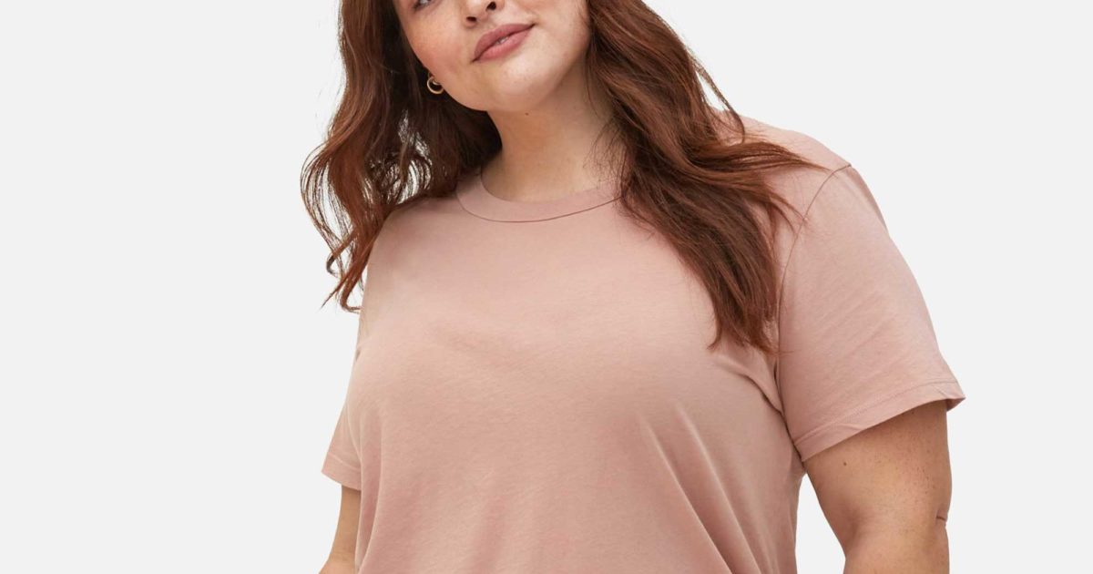 Vetemin Womens Basic Casual Fitted Soft Short Sleeve Round Crew Neck T Shirt Tee 