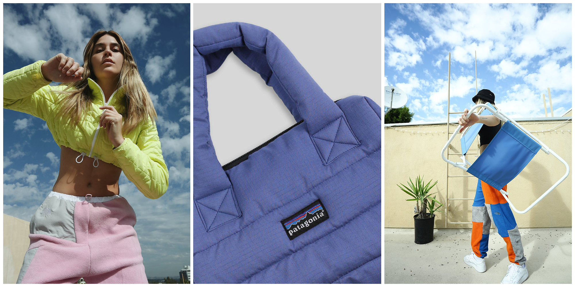 3 images of frankie's latest collection