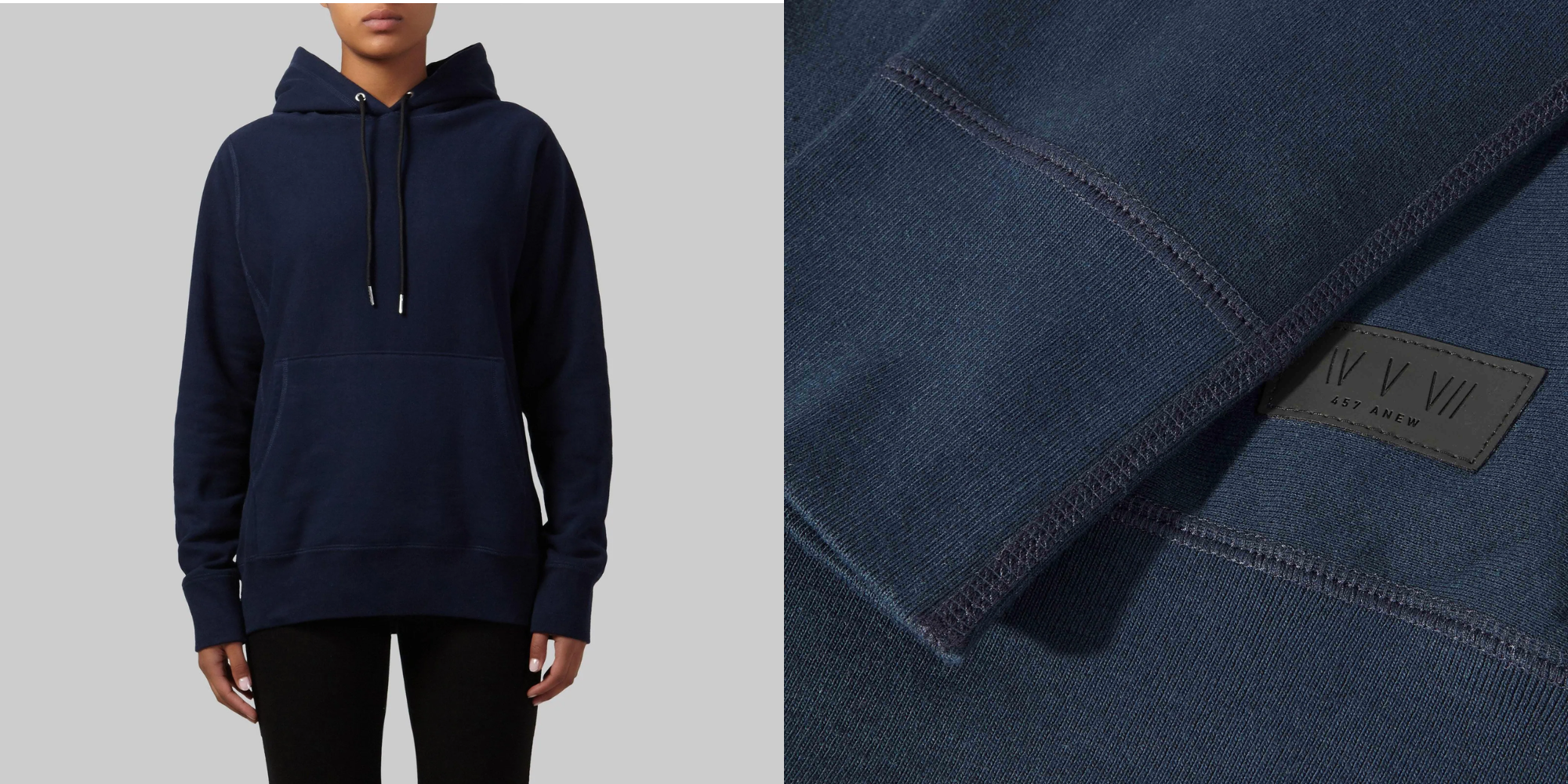 person in Suzuki hoodie and close up of hoodie by BEDI