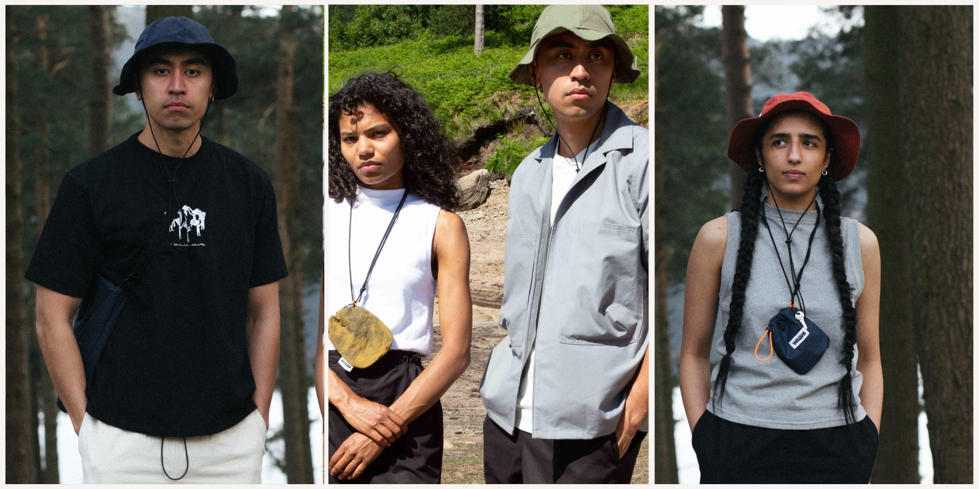 people in tops, shirts and trousers by WAWWA