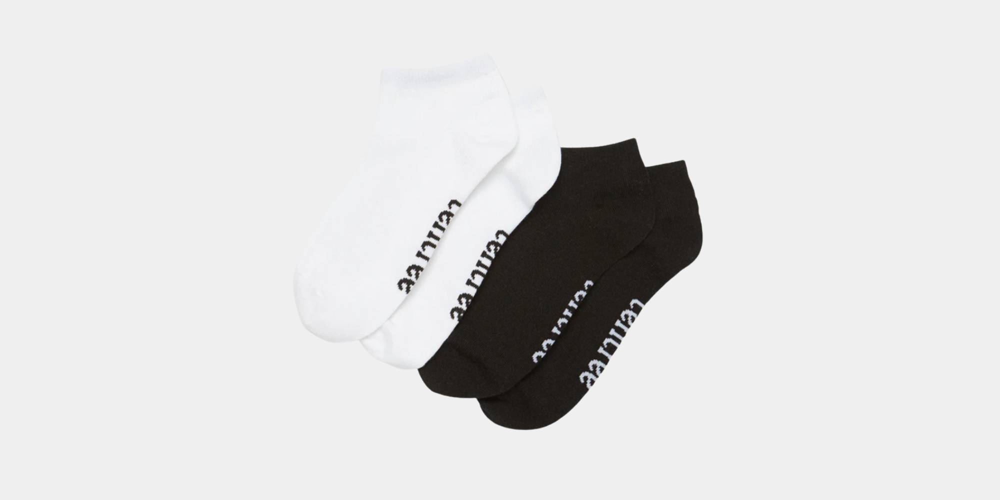 Black and white ankle socks by tentree.