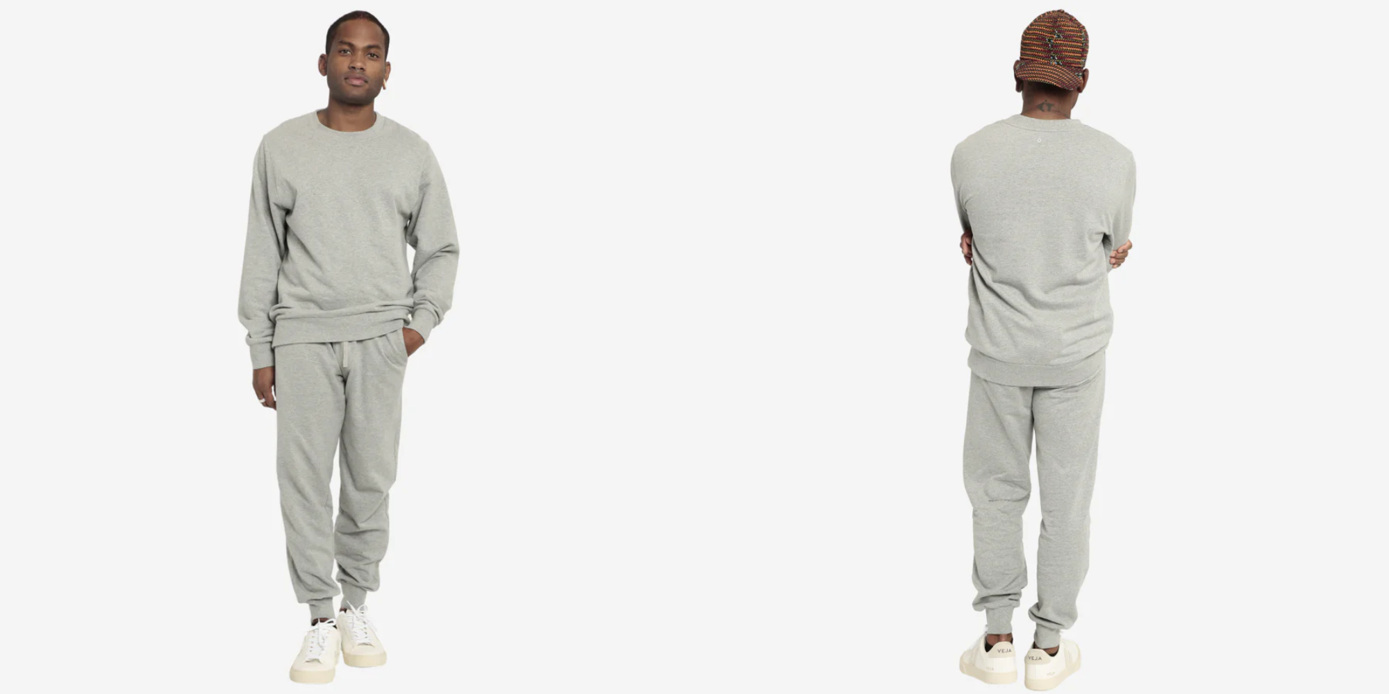 person in sweatshirt and pants by Orbasics