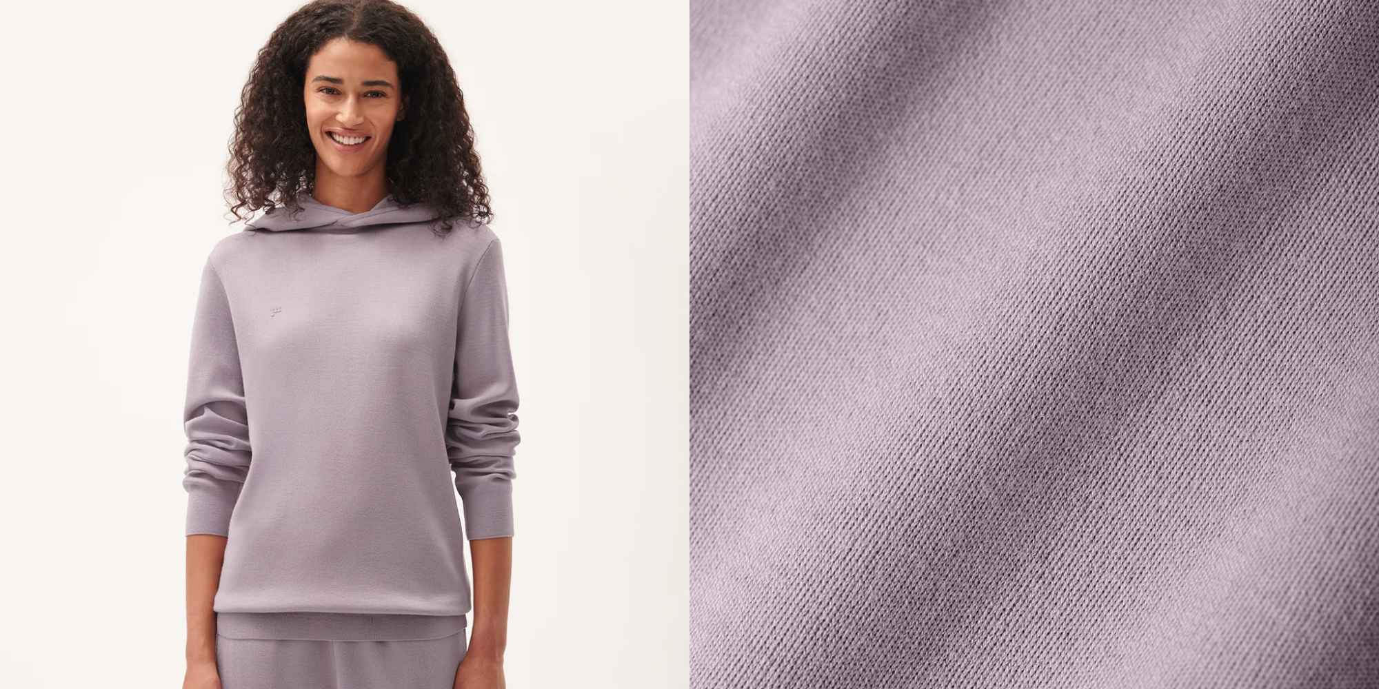 cashmere hoodie from pangaia