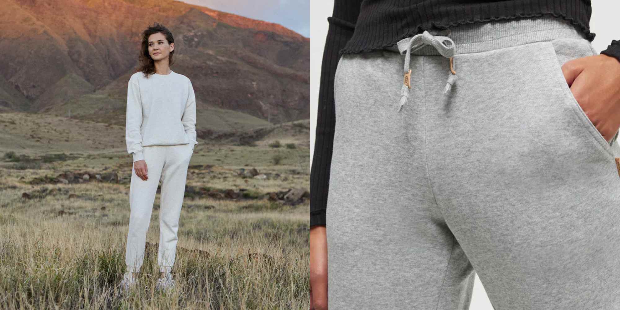 grey sweatpants from tentree