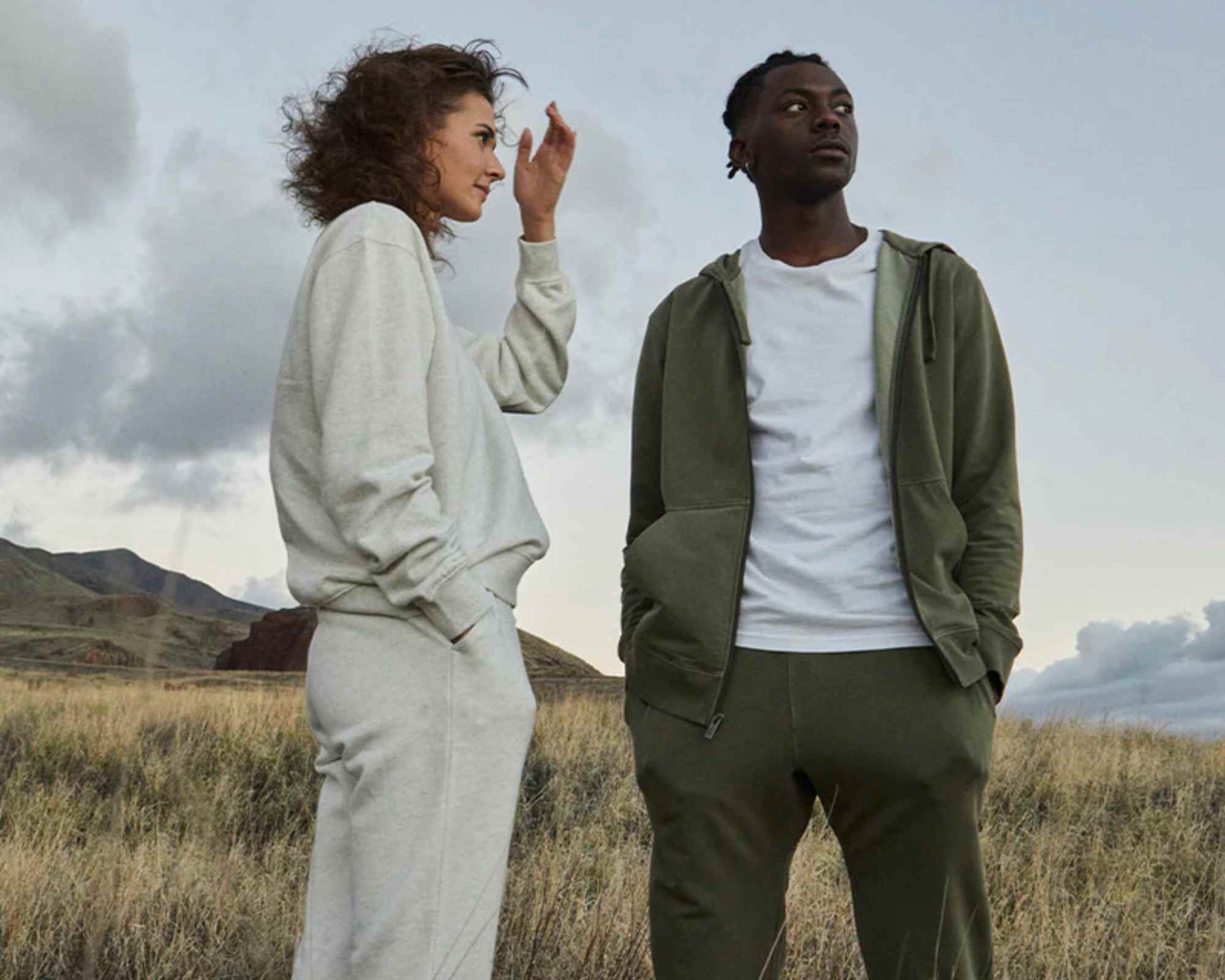 people wearing more sustainable sweats from tentree