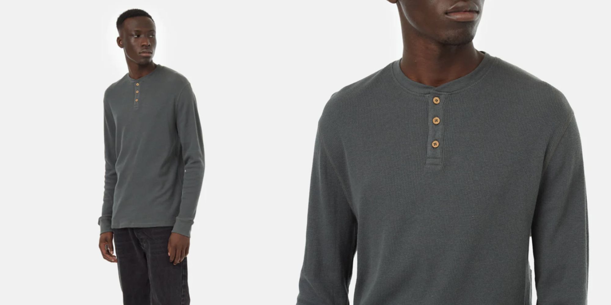 A grey TENCEL and organic cotton long sleeve top by tentree.