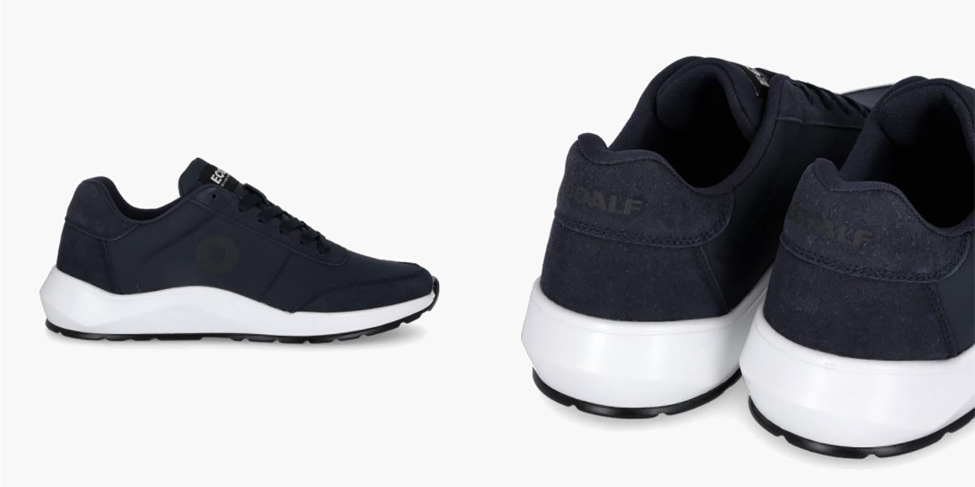 black and white eco-friendly runners by Ecoalf