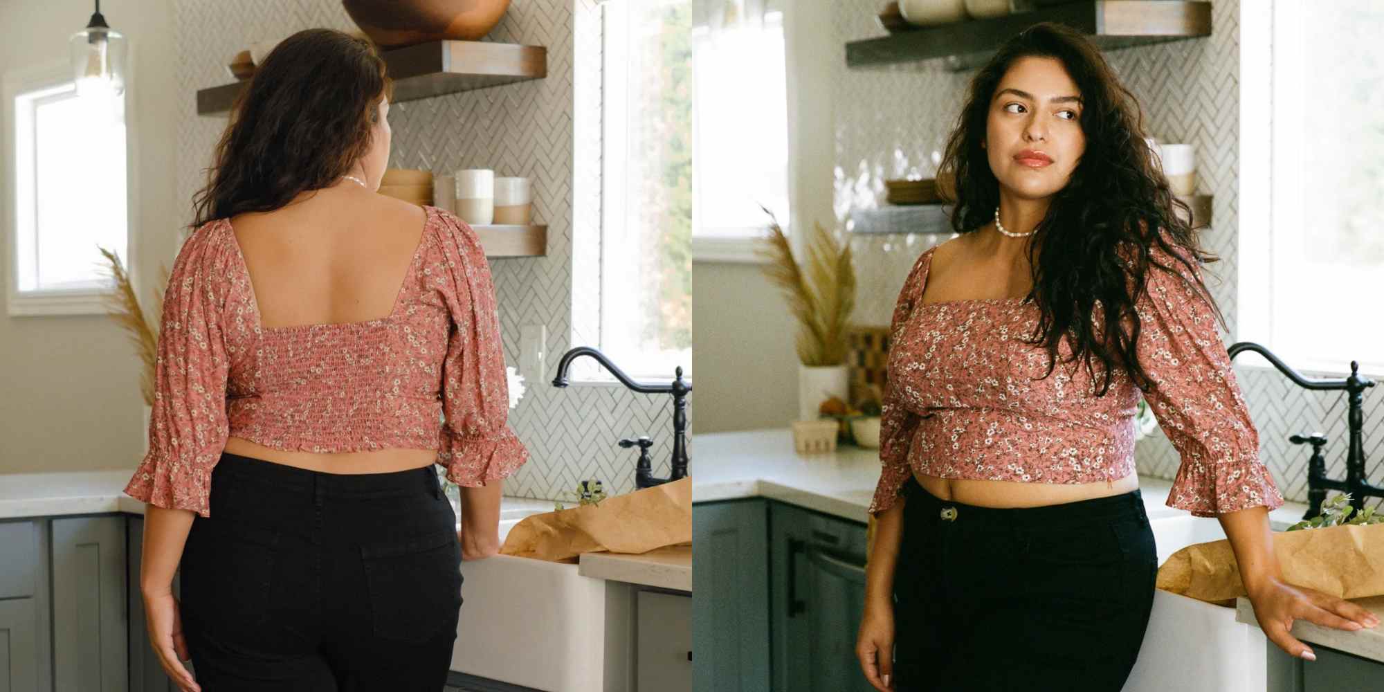 Whimsy and row puff sleeve top