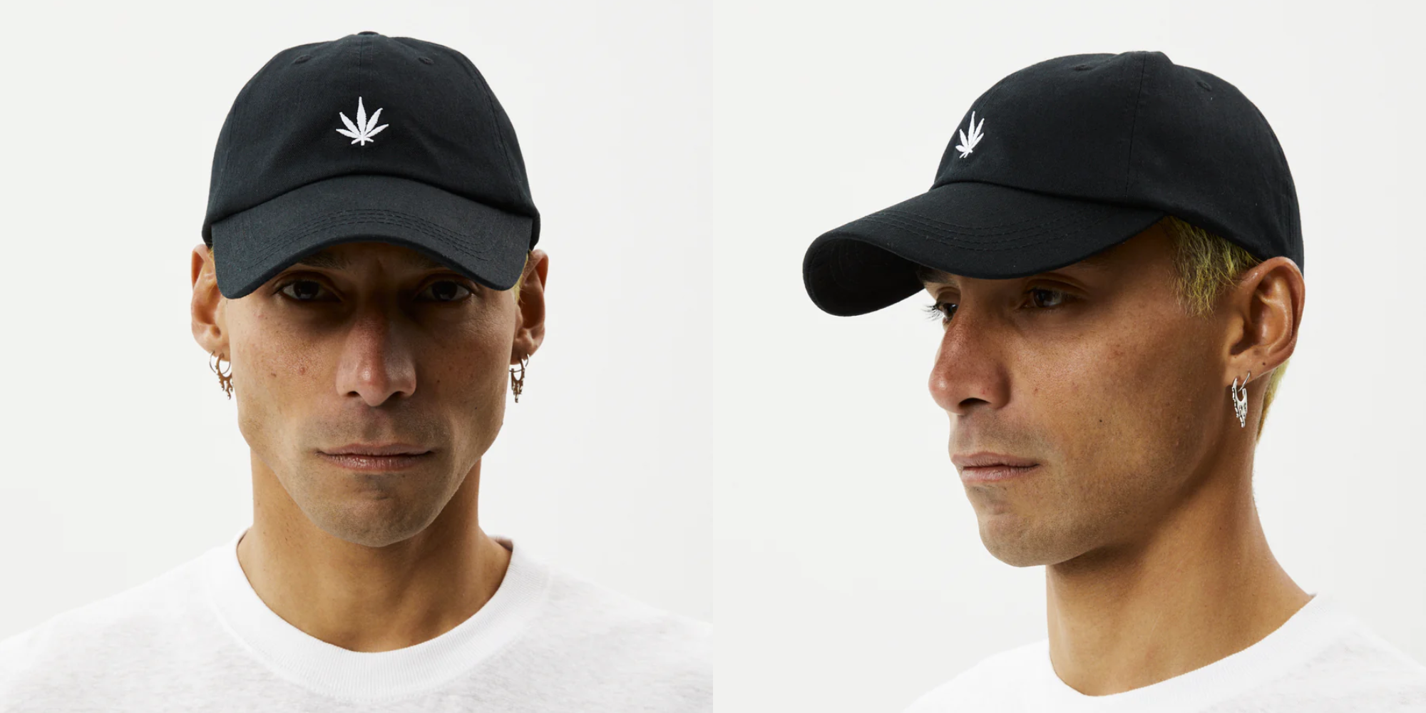 Someone in cap by Afends.