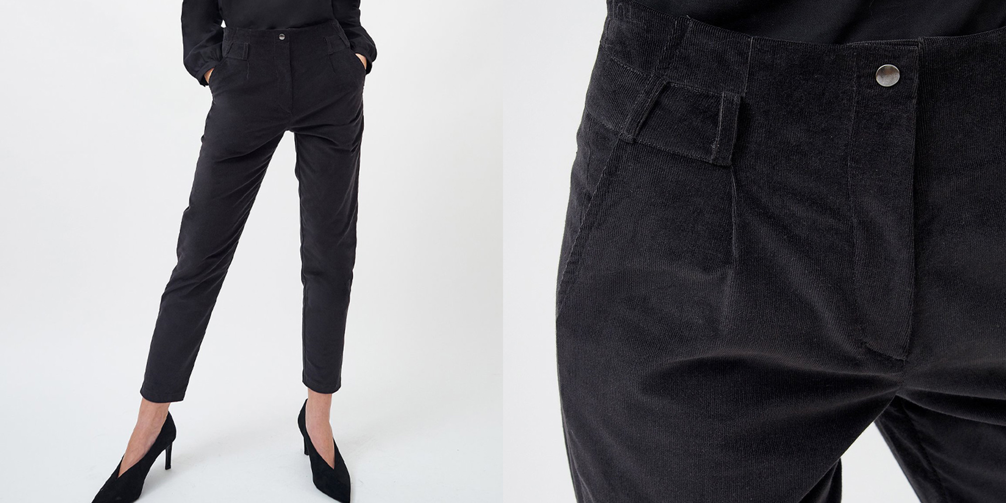 Ethical straight leg trousers by Mila.Vert