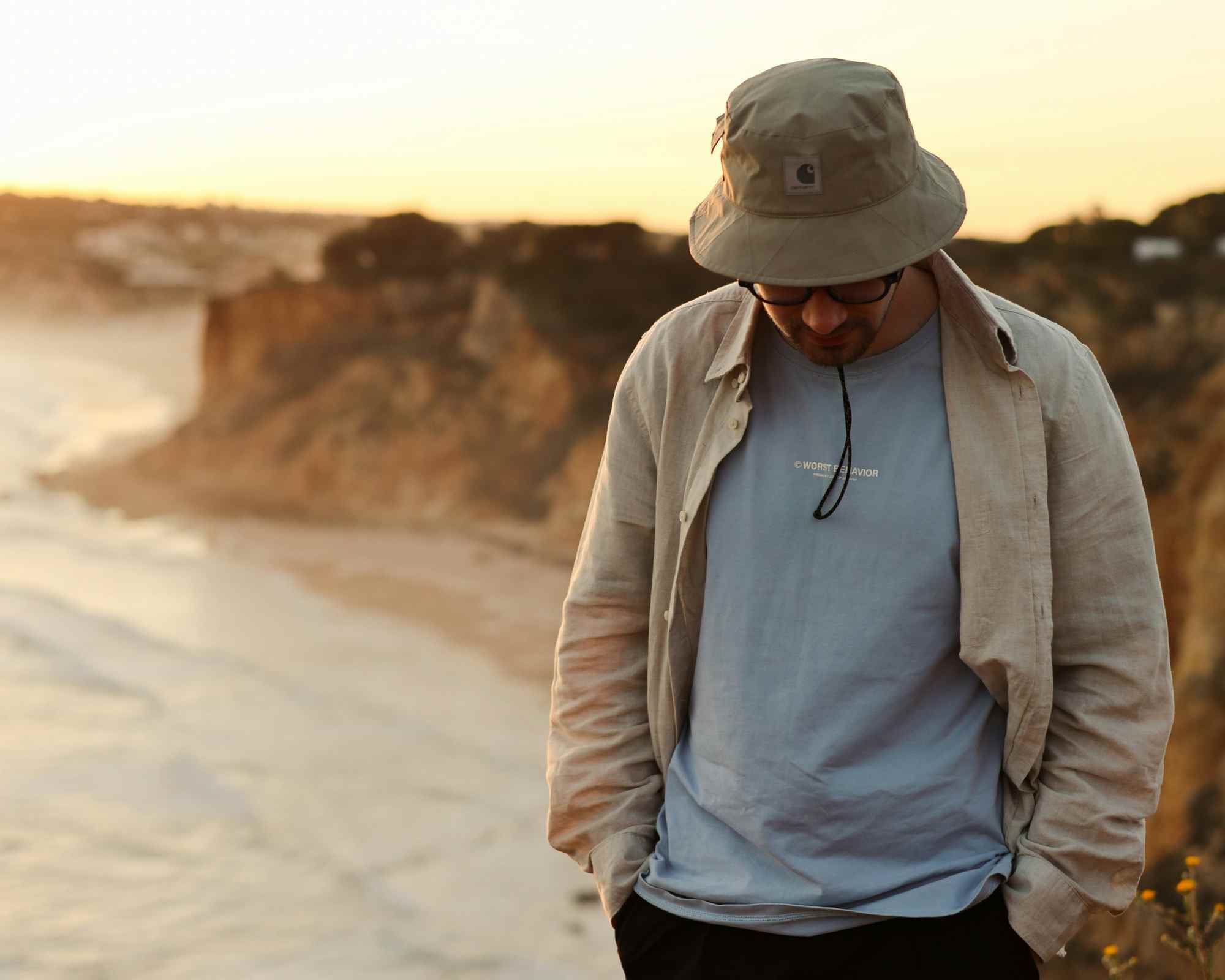 person wearing carhartt wip