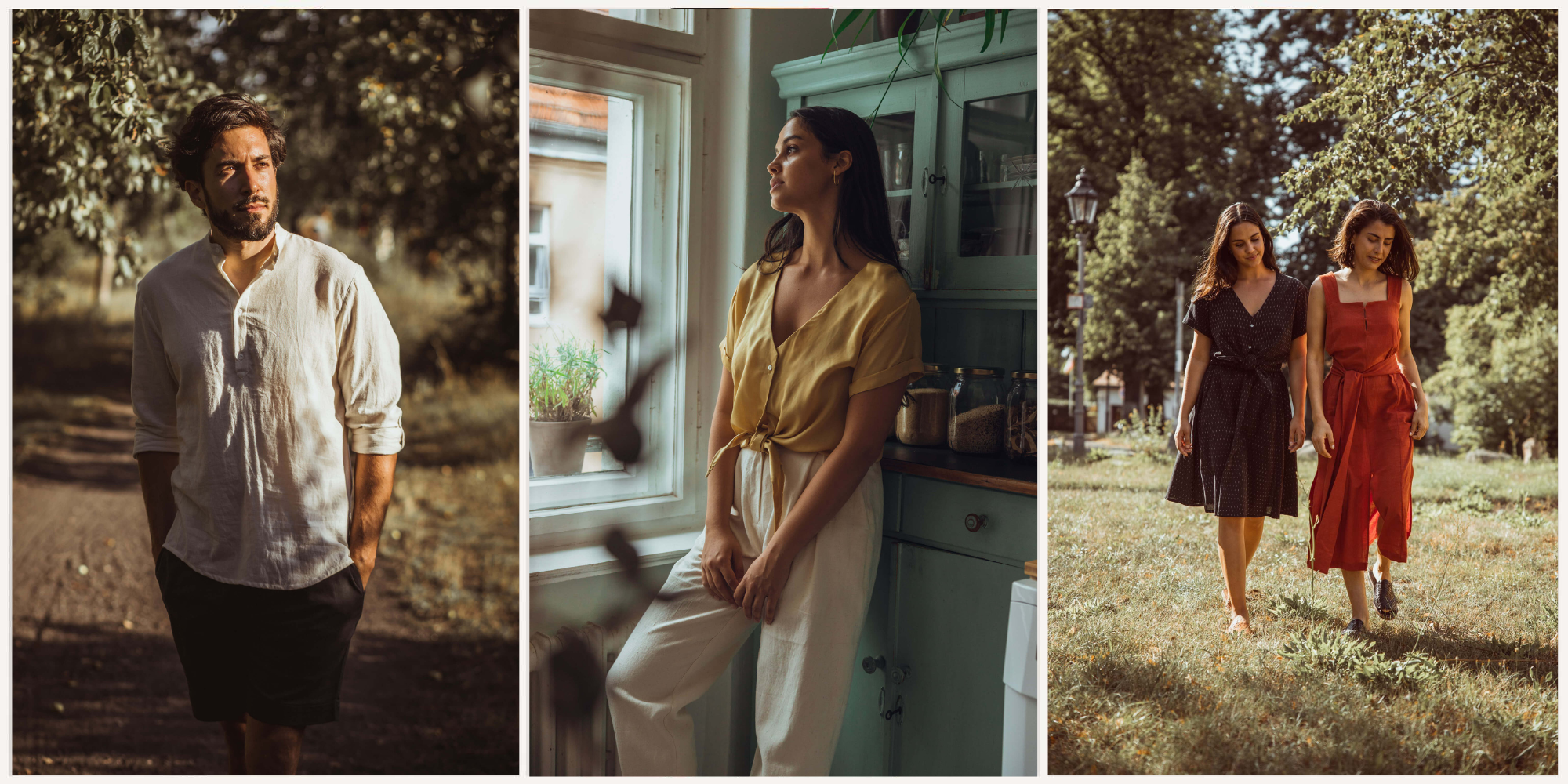 people in shirts, trousers and dresses by Jyoti