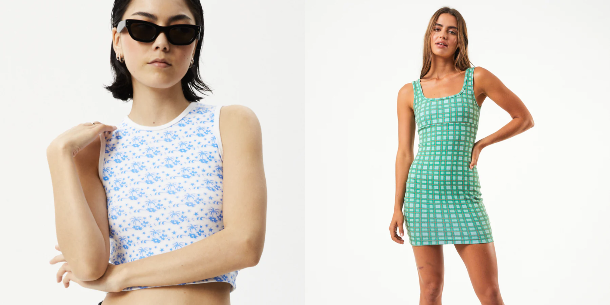 People in tank and dress by Afends.