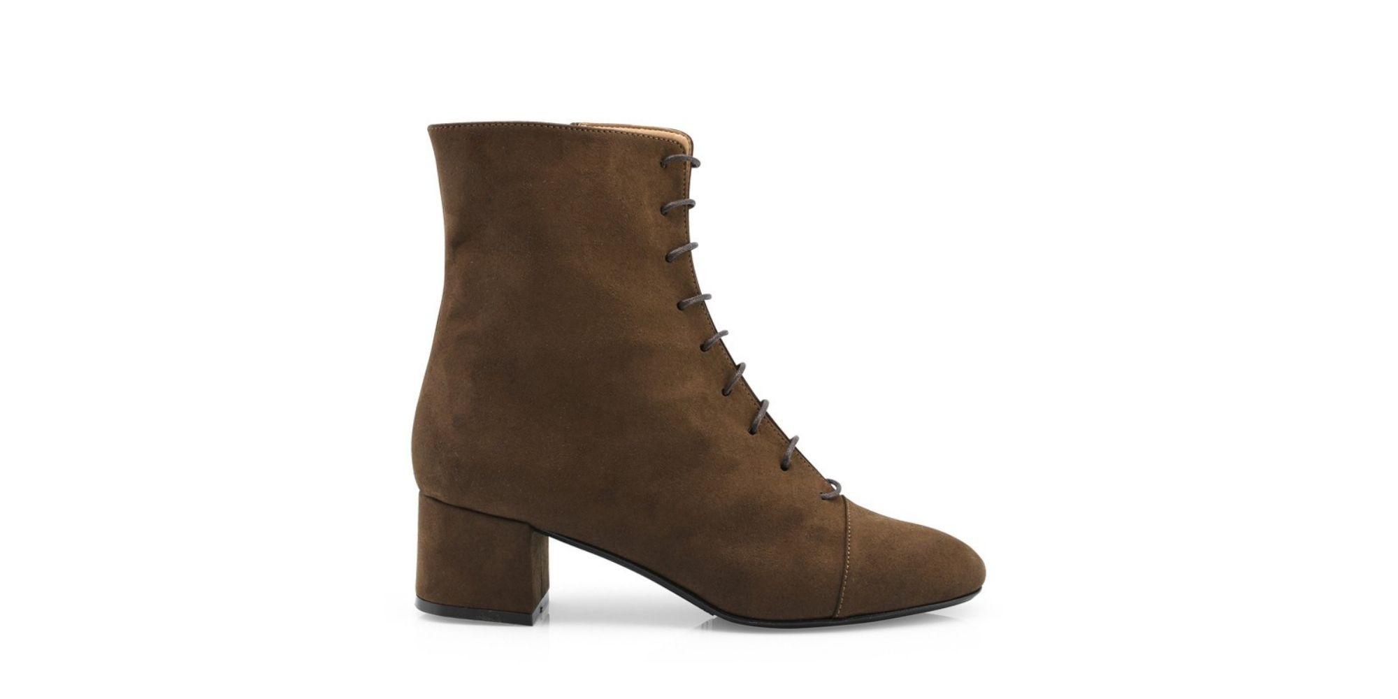 ethical vegan brown lace up boots by NOAH