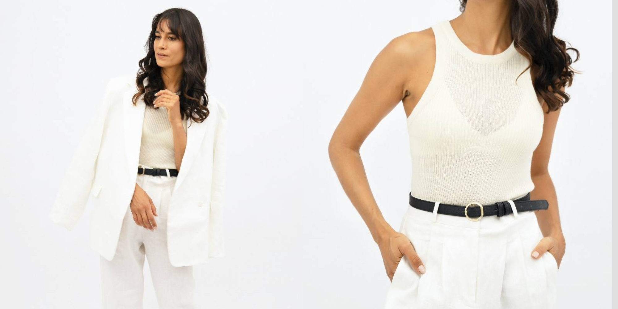 Someone in knitted top by 1 people.