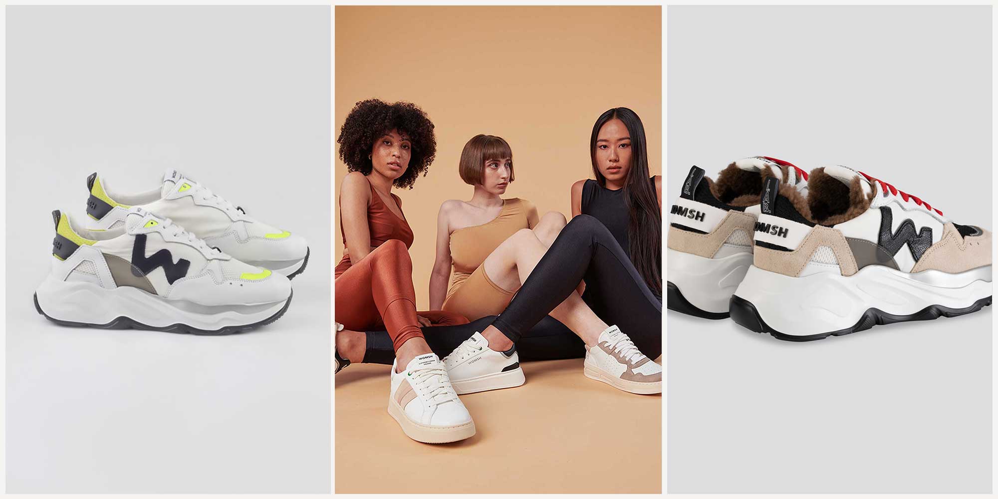 sustainable sneakers made by Womsh
