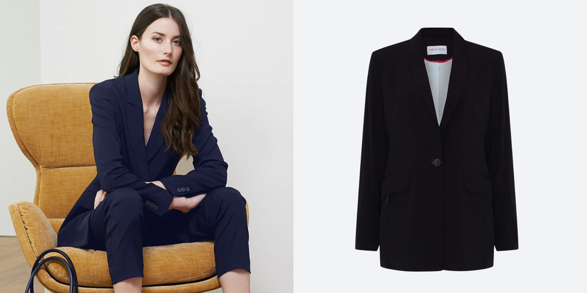 Someone in blazer by Nina Rein.