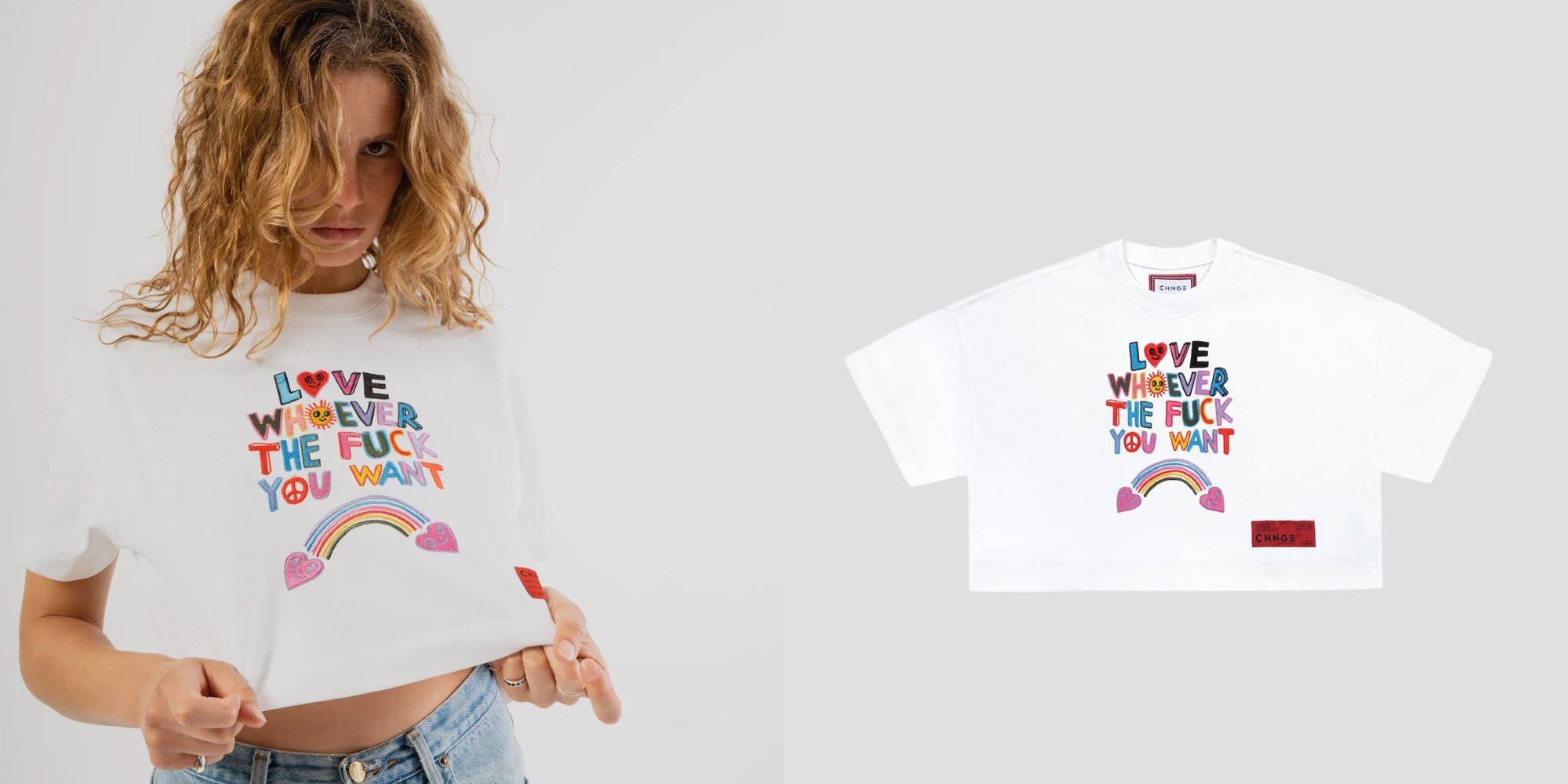 Someone in crop top by CHNGE.