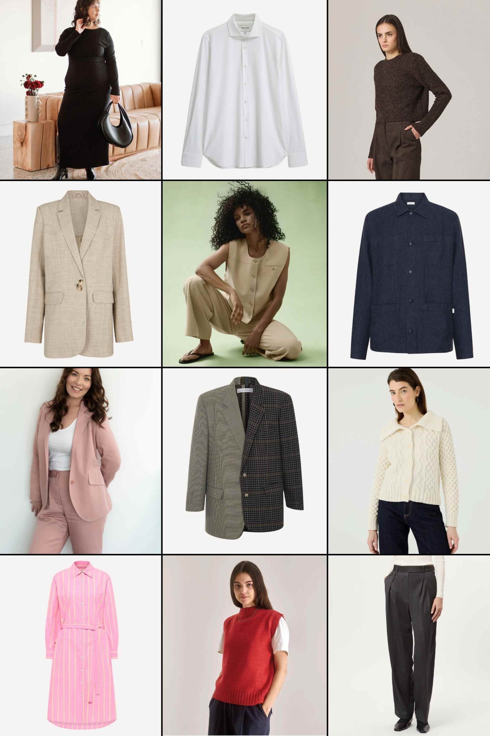 clothes from more sustainable brands for the office and work