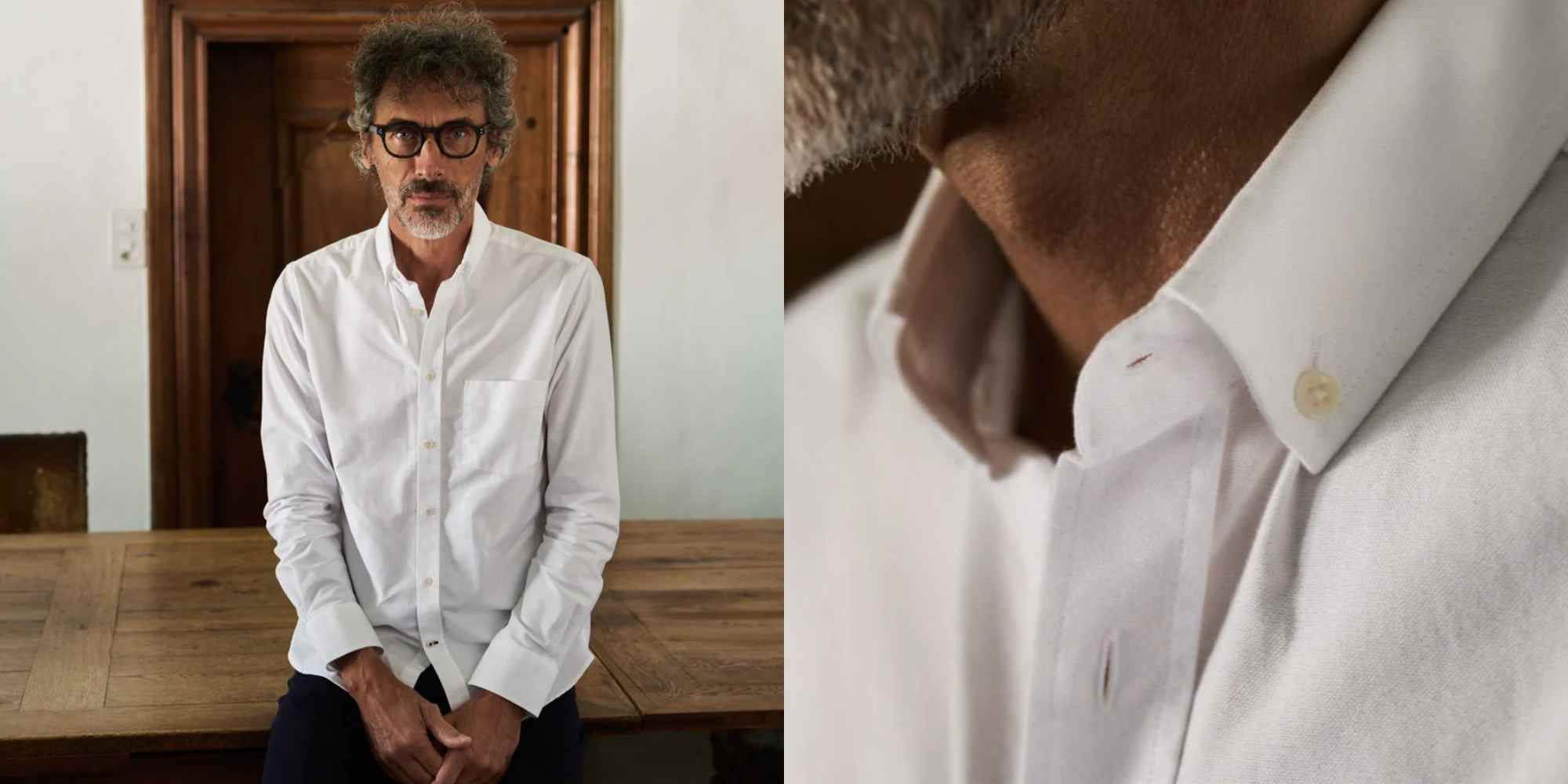 person wearing white shirt from carpasus