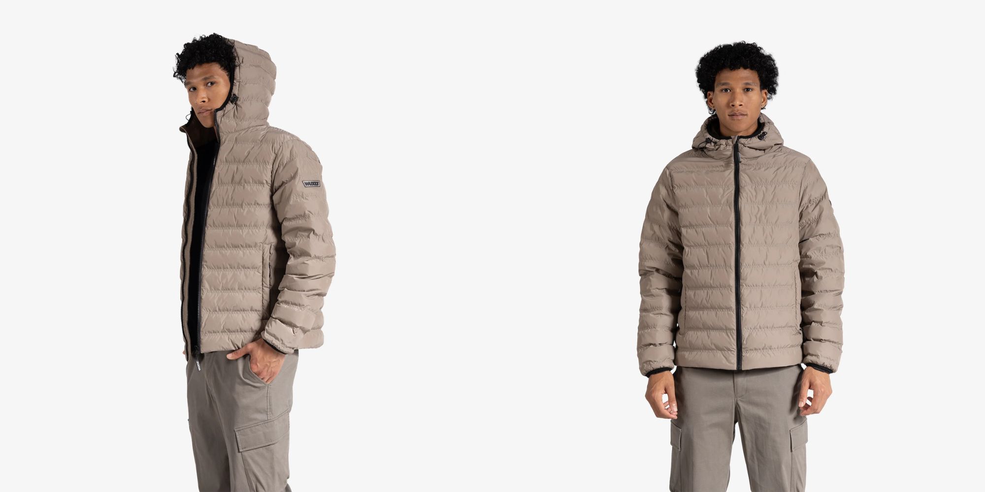 beige puffer jacket from wuxly