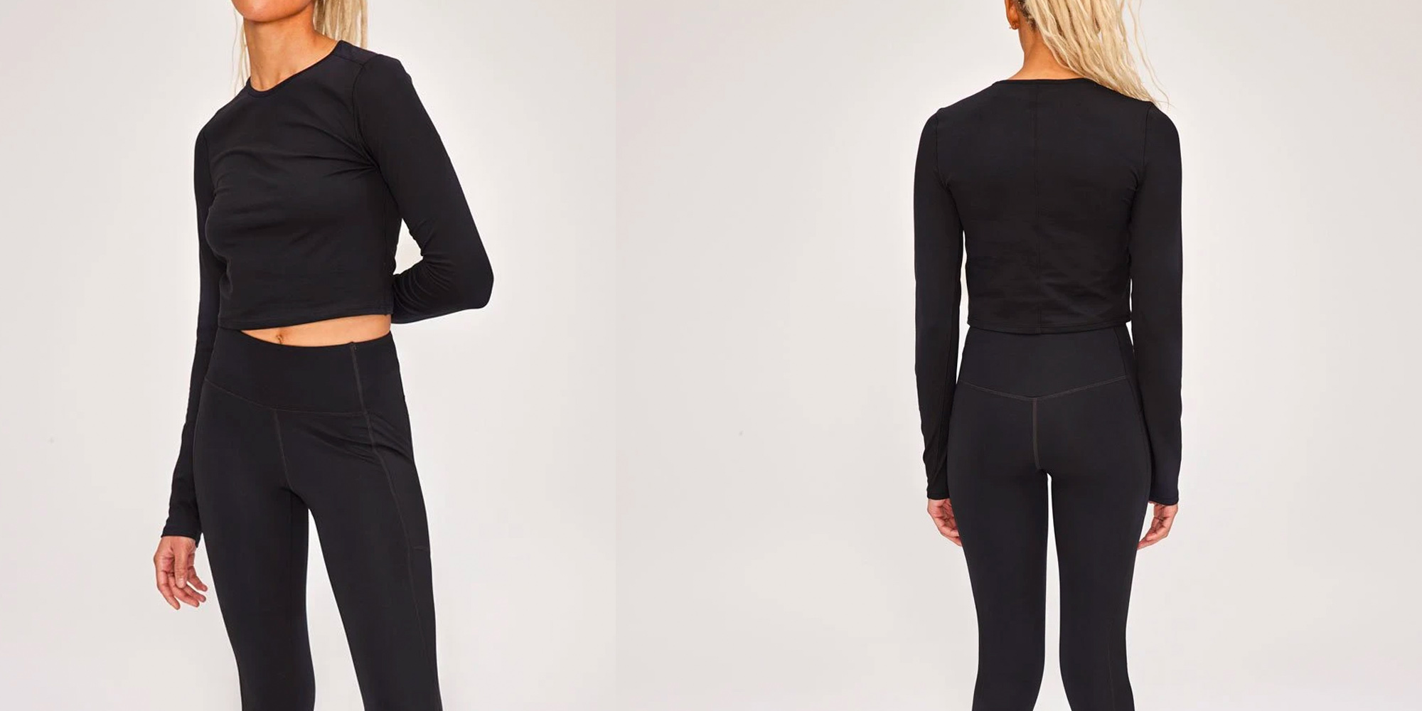 Woman in thermal top by Girlfriend Collective