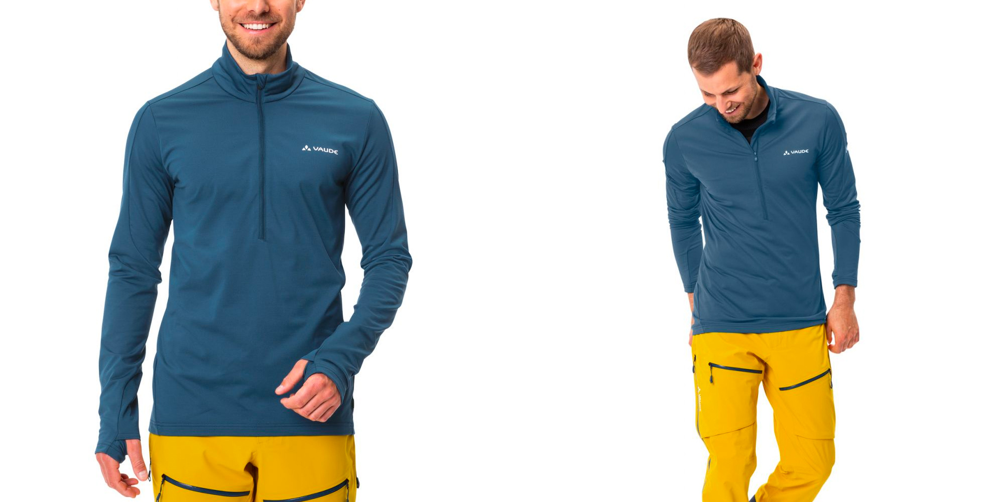 Man in sustainable VAUDE thermal outerwear