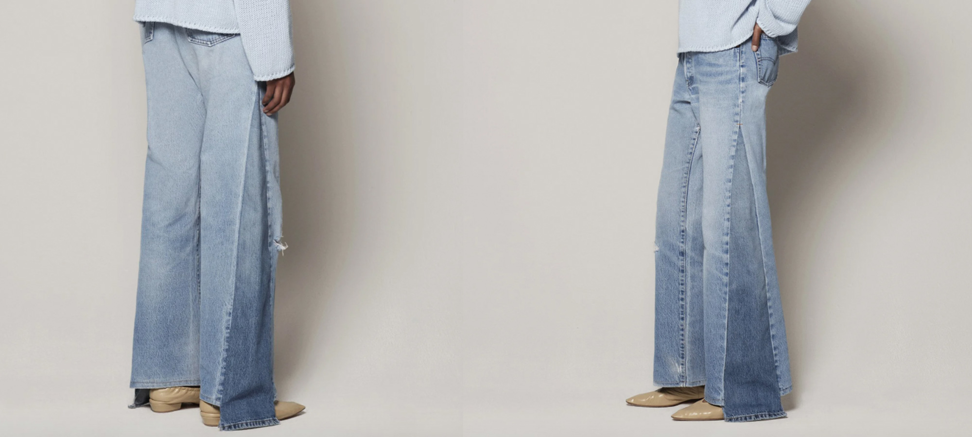 Woman in Another Tomorrow ethical denim jeans