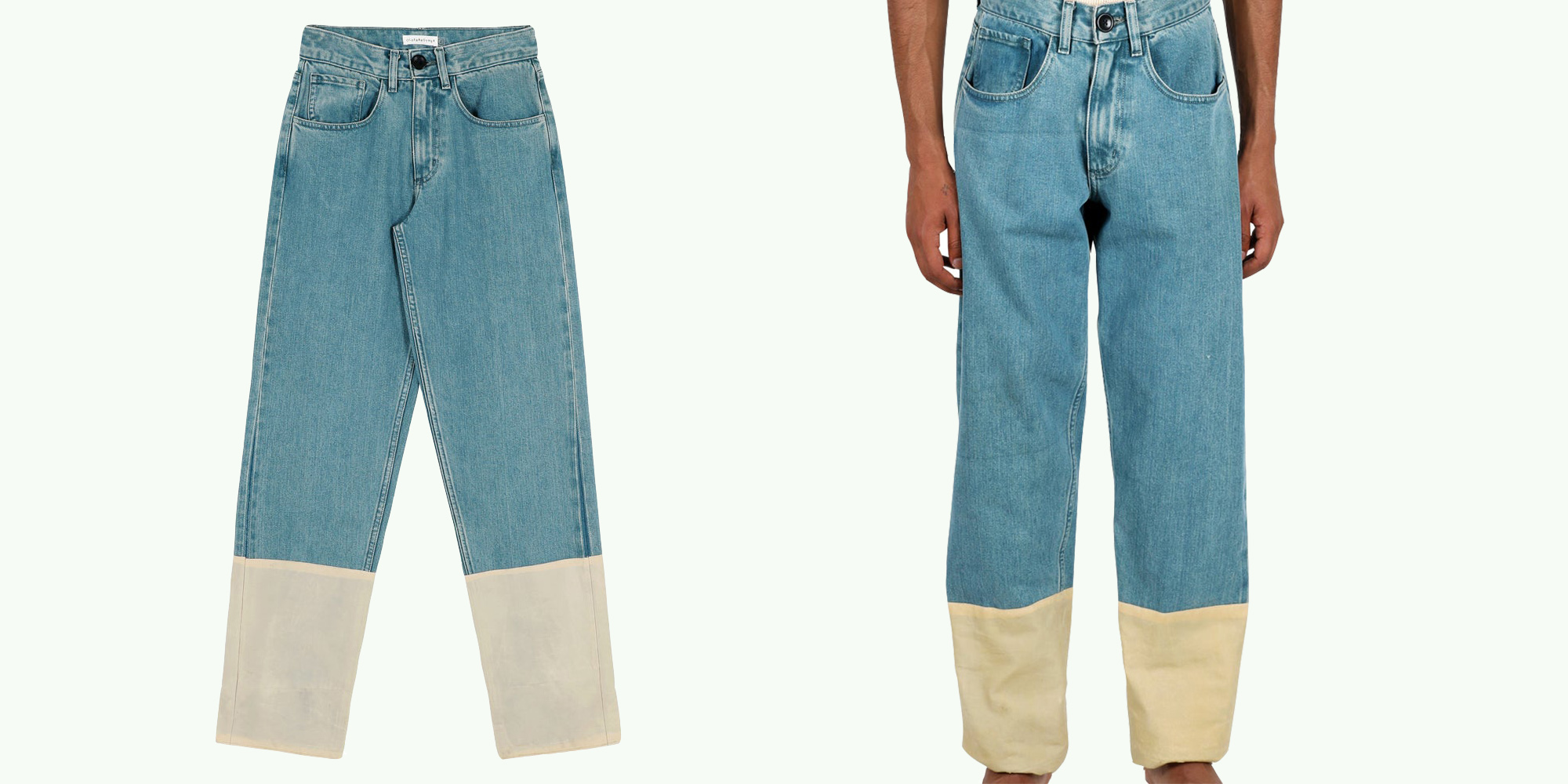Painted ethical denim by Olderbrother