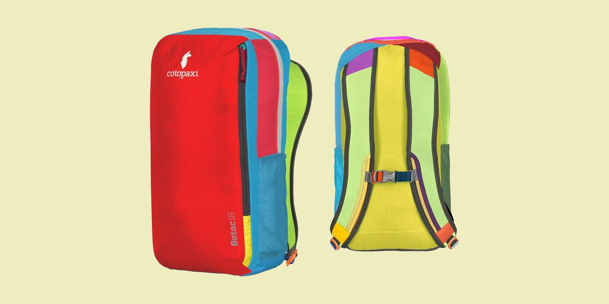 Colourful day backpack by Cotopaxi.
